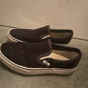 platform slip on vans